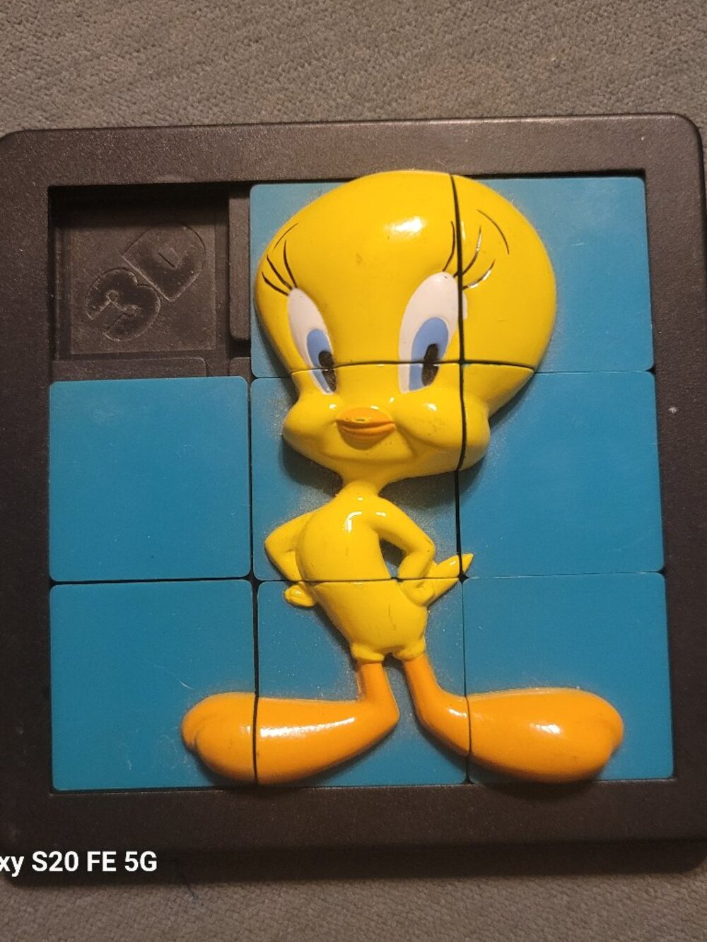VINTAGE Warner Brothers Tweety 3D Puzzle